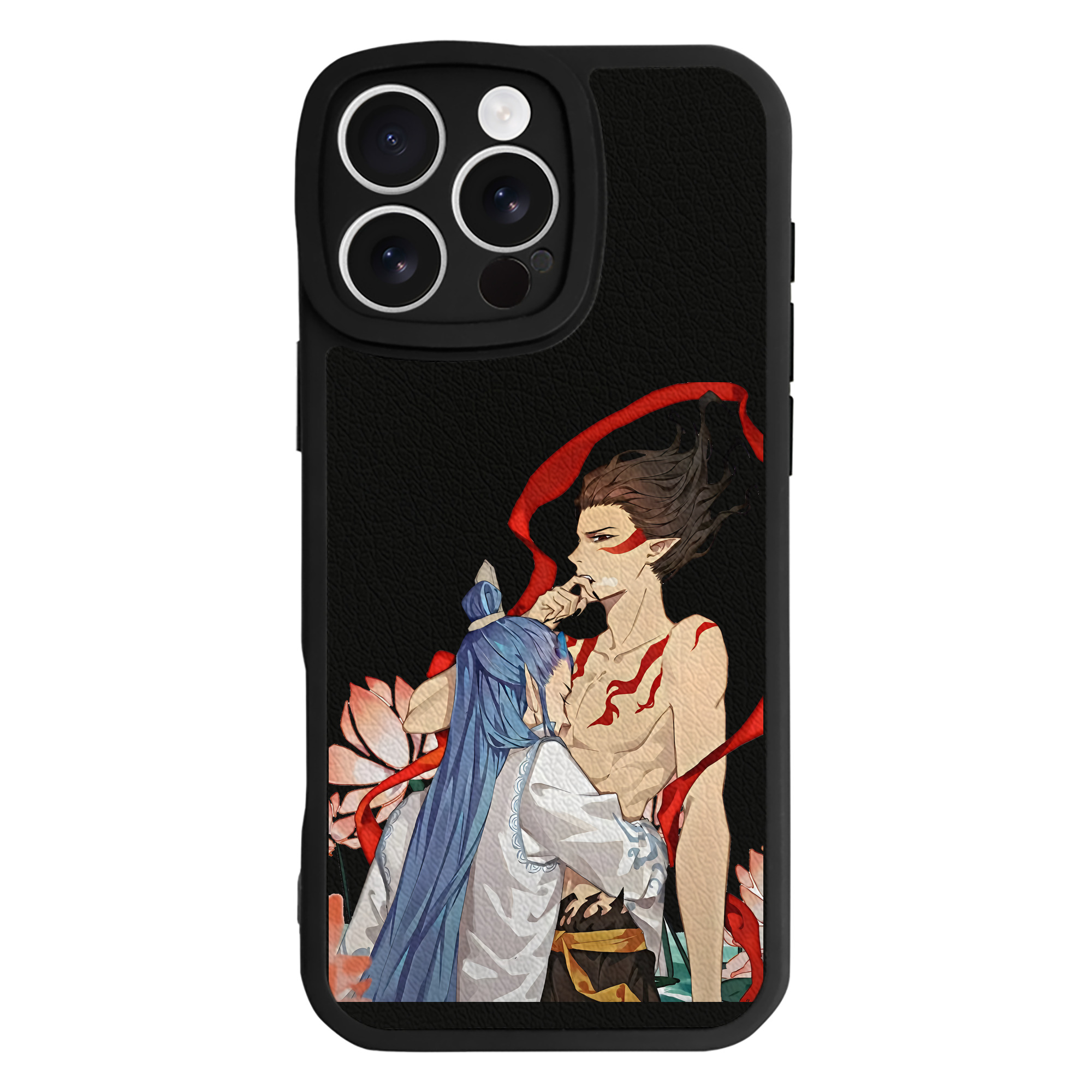 （画像用） Ne Zha 2 ナタ 魔童の大暴れ 【iPhone 16シリーズ対応】シリコンスマホケース（レザー調） 材質：シリコン